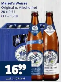 Getränkewelt Maisel's Weisse Original o. Alkoholfrei Angebot