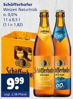 Getränkewelt Schöfflerhofer Weizen Naturtrüb Angebot