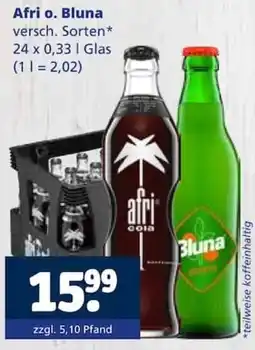 Getränkewelt Afri o. Bluna Angebot