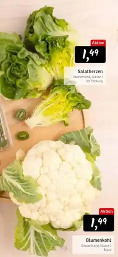 KONSUM Salatherzen Angebot