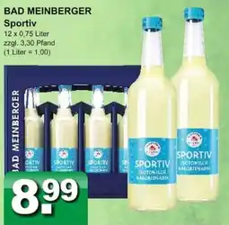 Getränkeparadies Gefromm BAD MEINBERGER Sportiv Angebot