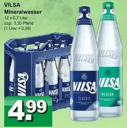 Getränkeparadies Gefromm VILSA Mineralwasser Angebot
