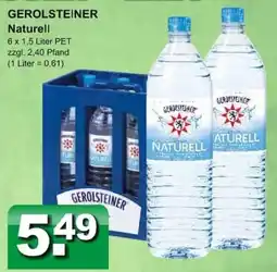 Getränkeparadies Gefromm GEROLSTEINER Naturell Angebot