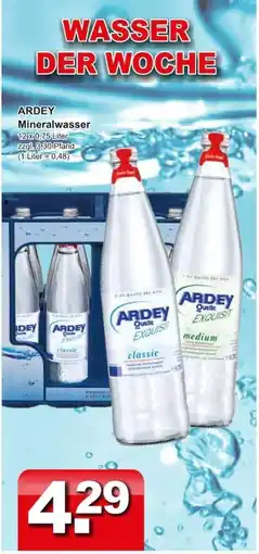 Getränkeparadies Gefromm ARDEY Mineralwasser Angebot