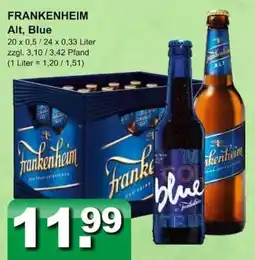 Getränkeparadies Gefromm Frankenhein Alt, Blue Angebot