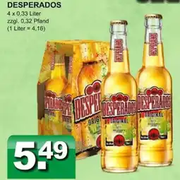 Getränkeparadies Gefromm DESPERADOS Angebot