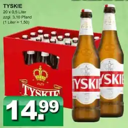 Getränkeparadies Gefromm TYSKIE Angebot