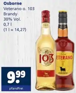 Getränkewelt Osborne Veterano o. 103 Brandy Angebot