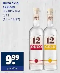 Getränkewelt Ouzo 12 o. 12 Gold Angebot