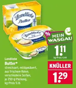 Wasgau Landliebe Butter* Angebot