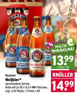 Wasgau Paulaner Weißbier* Angebot