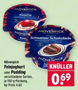 Wasgau Mövenpick Feinjoghurt oder Pudding Angebot
