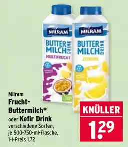 Wasgau Milram Frucht-Buttermilch Angebot