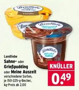 Wasgau Landliebe Sahne- oder Grießpudding Angebot