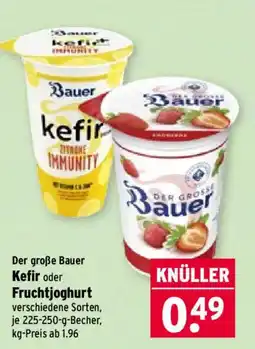Wasgau Der große Bauer Kefir oder Fruchtjoghurt Angebot