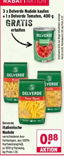 Wasgau Delverde Italienische Nudeln Angebot