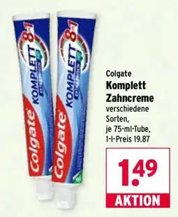 Wasgau Colgate Komplett Zahncreme Angebot