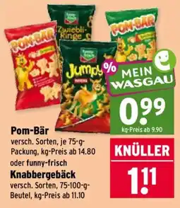 Wasgau Pom-Bär Knabbergebäck Angebot