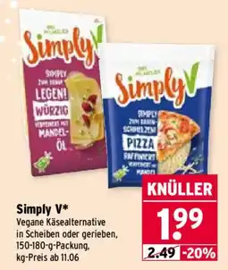 Wasgau Simply V* Vegane Käsealternative Angebot