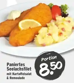 Wasgau Paniertes Seelachsfilet mit Kartoffelsalat & Remoulade Angebot