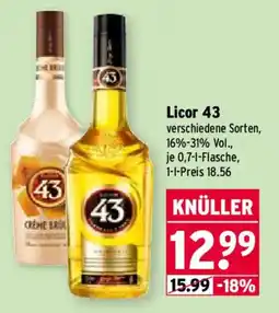 Wasgau Licor 43 Angebot