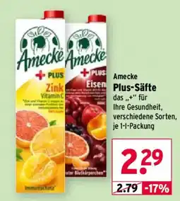 Wasgau Amecke Plus-Säfte Angebot