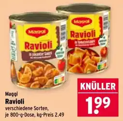 Wasgau Maggi Ravioli Angebot