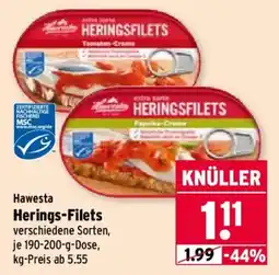 Wasgau Hawesta Herings-Filets Angebot