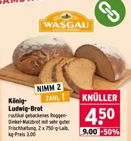 Wasgau WASGAU König-Ludwig-Brot Angebot