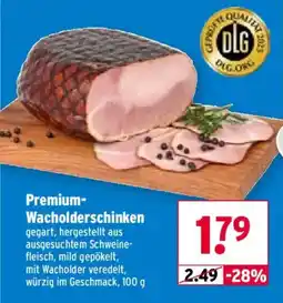 Wasgau Premium-Wacholderschinken Angebot