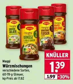 Wasgau Maggi Würzmischungen Angebot