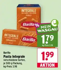 Wasgau Barilla Pasta Integrale Angebot