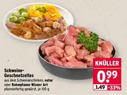 Wasgau Schweine-Geschnetzeltes Angebot