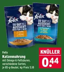 Wasgau Felix Katzenfutter Angebot
