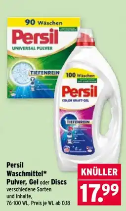 Wasgau Persil Waschmittel Angebot