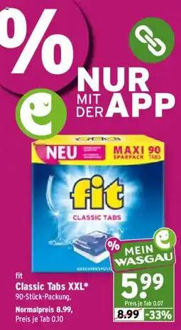 Wasgau fit Classic Tabs XXL Angebot