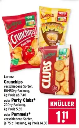Wasgau Lorenz Crunchips Angebot
