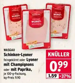 Wasgau WASGAU Schinken-Lyoner Angebot