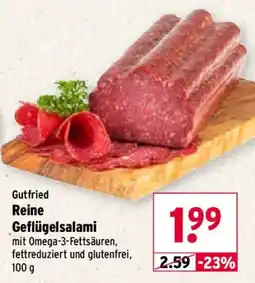 Wasgau Gutfried Reine Geflügelsalami Angebot