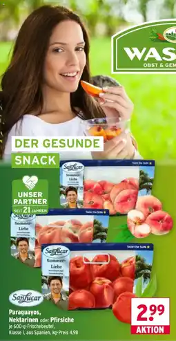 Wasgau Sanfucar Paraguayos, Nektarinen oder Pfirsiche Angebot