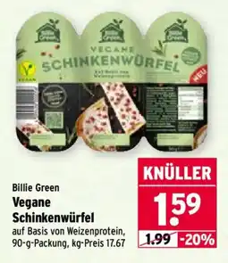 Wasgau Billie Green Vegane Schinkenwürfel Angebot