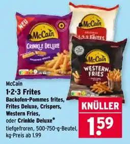 Wasgau McCain 1·2·3 Frites Angebot