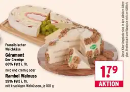 Wasgau Géramont Rambol Walnuss Angebot