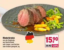 Wasgau Rinderbraten von der Buglende Angebot