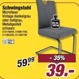 Poco Schwingstuhl Microfaser Angebot