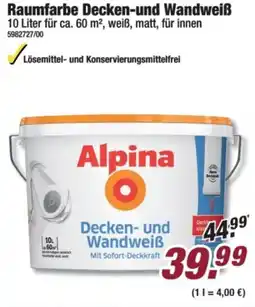Poco Alpina Decken- und Wandweiß Angebot