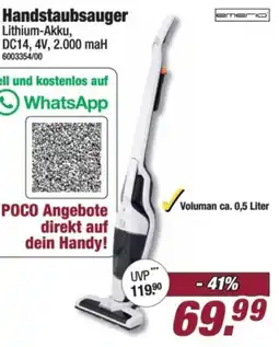Poco Handstaubsauger emerio Angebot
