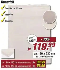 Poco Kunstfell Angebot