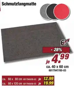 Poco Schmutzfangmatte Angebot