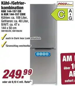 Poco POCO line Kühl-/Gefrier-kombination Angebot